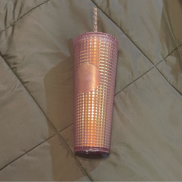 Pink Iridescent Disco Grid Tumbler - Picture 3 of 4